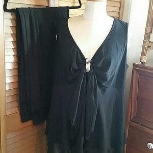 R and M Richards shirt and pants set